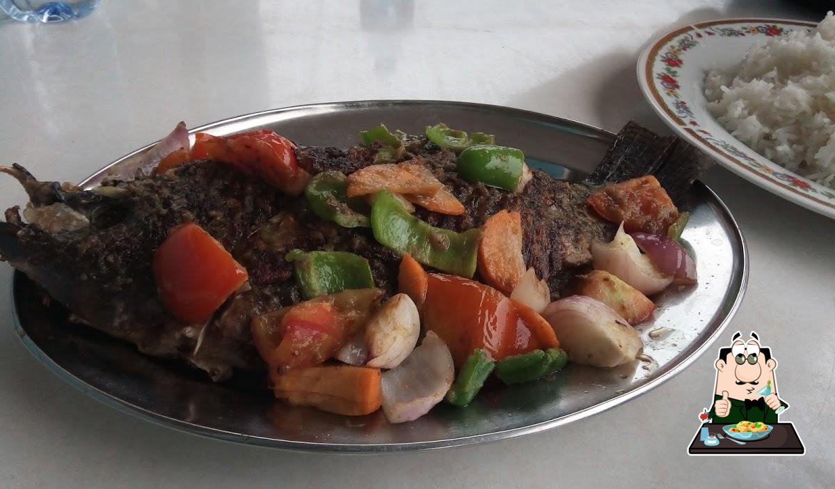 Fish and vegetables served at Giddipass Crest